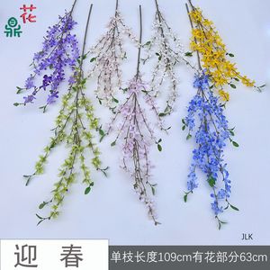 Décorations florales, fleurs artificielles en soie à branche unique pour mariage et décoration intérieure, origine Chine - Product Image 4