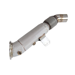 Ecnal pour BMW F22 F23 M240 3.0T 2013-2016, tuyau d'échappement haute performance en acier inoxydable avec bouclier thermique - Product Image 1