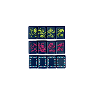 Juego de Mahjong Dear Mahjong de 160 Piezas Premium, las Fichas Originales en Acrílico Azul Marino, Juego de Mahjong para Fiestas y Entretenimiento - Product Image 5