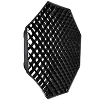 Réflecteur diffuseur octogonal en nid d'abeille TRIOPO S120 de 120 cm de diamètre pour flash de studio Speedlite
