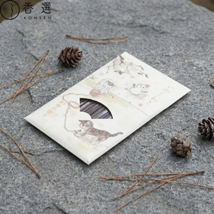 Bâtons d'encens en bois de santal et bambou Kosaido Iyashineko Parfum Première Neige - Aromathérapie Parfum d'hiver de Kyoto, Japon |   Livraison gratuite - Product Image 4