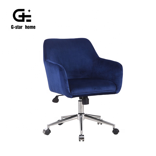 Hign конец современный стиль Модные металлические ноги подвижные ткань офисный стул для отдыха офисные применение