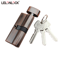 Cilindro de cerradura de puerta mecánica de alta seguridad, cerradura de mortaja abierta única de 70mm, cilindro de núcleo de latón con llave de ordenador o llaves maestras