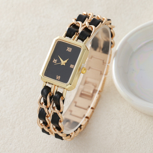 Ensemble de Bijoux et Montre Carrée Femme 1463 Factory 6 Pièces, <span class=keywords><strong>Luxe</strong></span> et Tendance - Product Image 2