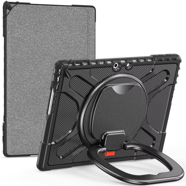 Universal 360 Rotating Cover for Microsoft Surface Pro 9 10 13inch Pro9 Pro10 Rugged Hand Strap Stand Hybrid Tablet Case