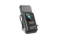 LY5 3-in-1 Ladestation mit TFT-Display, 15W Mag, 20W PD, Kabelgebundener Ständer, N52 Starker Magnet, 5000/10000mAh OEM Großhandel