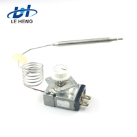 Thermostat 2026 pour 0-320 ℃   Vanne de régulation de température pour cuisinière à gaz commerciale mécanique avec capteur de température à tube capillaire