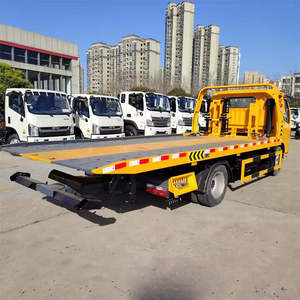 Camion de dépannage à plateau 4x2 de 5 tonnes, diesel, transmission manuelle, efficace, <span class=keywords><strong>neuf</strong></span>, pour le sauvetage routier, fourni directement par l'usine - Product Image 4