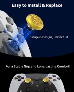Kit <span class=keywords><strong>de</strong></span> repuesto <span class=keywords><strong>de</strong></span> joystick con agarre <span class=keywords><strong>de</strong></span> metal personalizado <span class=keywords><strong>de</strong></span> 2 piezas para el accesorio <span class=keywords><strong>PS5</strong></span> DualSense Edge, accesorio para joystick. - Product Image 4