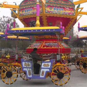 Nouveau produit parc d'attractions forains manèges famille musicale tournante moderne temps carrousel - Product Image 4
