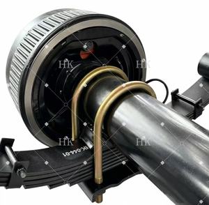Essieu à ressorts à lames auto-ajustables avec <span class=keywords><strong>frein</strong></span> électrique de 12 000 lb et fonction de lubrification facile pour remorques lourdes - Product Image 5