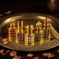 Flacon de parfum en verre de 10 ml avec motif quadrillé doré, pierres à facettes, applicateur à bille, vaporisateur rechargeable pour huile de parfum, idéal pour les voyages et les cadeaux