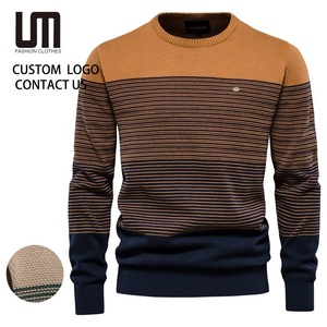 2025 hommes grande taille <span class=keywords><strong>3XL</strong></span> <span class=keywords><strong>pull</strong></span> tricoté-hiver chaud <span class=keywords><strong>pull</strong></span> à col rond (mode décontracté tricots surdimensionnés pour hommes) - Product Image 1