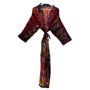 knee length dresses for ladies Shop Luxurious Satin Long 2 Pc Wine Nighty for Women
