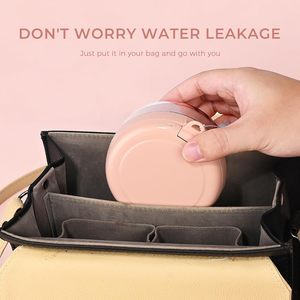 Boîte de rangement orthodontique portable 2-en-1 pour prothèses dentaires et gouttières, avec miroir et filtre, pour bain de trempage, design mignon, pour voyage - Product Image 5