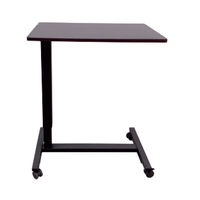 Mesa Plegable para Capacitación con Aleación de Aluminio, Escritorio de Estudio con Ruedas y Sistema Neumático