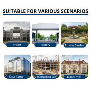 Tourniquets imperméables de pleine taille pour le domaine privé clôturant le système, les jardins privés, les villas et les domaines - Product Image 5