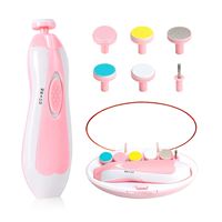 Lime à ongles électrique pour bébé - Kit 13 en 1 - Coupe-ongles électrique - Cadeau pour nouveau-nés, bébés, enfants et adultes - Coupe-ongles avec lumière LED