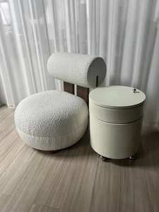 Conjunto de Sillón Individual Moderno de Madera para Hogar y Restaurante, Hoteles, Cafeterías, Villas, Dormitorios, Apartamentos, Oficinas, Sala de Estar, Tela OEM - Product Image 4