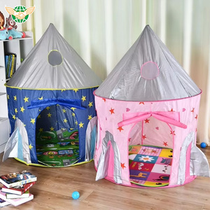 Tente de jouet de tipi de bateau de fusée de <span class=keywords><strong>pop</strong></span>-up d'intérieur et d'extérieur mignonne tente pliable de jeu de bébé - Product Image 2