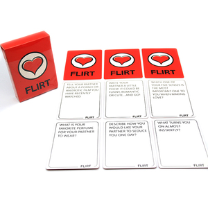Jeu de cartes 3-en-1 amusant pour adultes : Romance anglaise, Jouets sexuels, Jeu de flirt pour la chambre, Cartes de positions sexuelles pour couples, Parler et flirter - Product Image 3