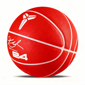 Pallone <span class=keywords><strong>da</strong></span> <span class=keywords><strong>Basket</strong></span> Personalizzabile con il Tuo Logo, Misure 7, 6, <span class=keywords><strong>5</strong></span>, Colore Rosso, Vendita Calda - Product Image 1