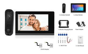 1080P IP <strong>Video</strong> <strong>Intercom</strong> TUYA Smart WIFI Doorbell <strong>Video</strong> Camera Night Vision Motion Detection Kit Cat 5/RVV4/ POE Connection - Product Image 3