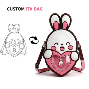Fabricante OEM de Bolsos Ita Personalizados, Acepta Diseño del Cliente, Decoración Transparente para Bolsos Ita, Bolso de Mano Personalizado para Mujer, Marca Propia de Cuero - Product Image 1