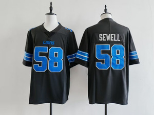 2026 Hoge Kwaliteit American Football Shirts Detroit Lions Shirt voor Heren - Product Image 3