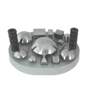 Heavy duty domed planishing tools doming anvil set dapping block puncher jewelry making tool set