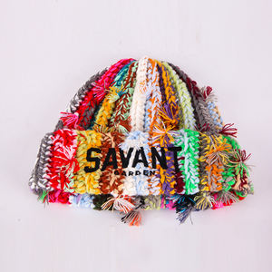 Custom Cuff <strong>Beanie</strong> Manufacturer Unisex Knitted Cuff Skull Cap Classic Ribbed Crochet <strong>Beanies</strong> With Custom logo - Product Image 4