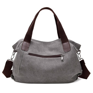 Women <b>Canvas</b> Shoulder Bag Large Capacity Handbag - Product Image 4