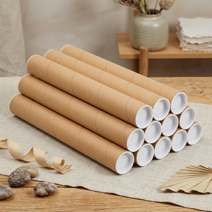 Fabricante de Tubos de Embalaje para Incienso, Caja Cilíndrica de Papel Pequeña y Larga de 52 x 2 x 410 mm, Ecológica, con Impresión Personalizada, OEM ODM - Product Image 1