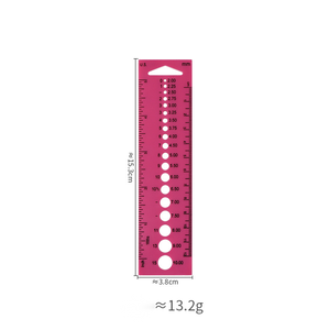 Aiguille de chandail en plastique en gros outil auxiliaire de mesure de couture étrier règle tissage ensemble accessoires pour couture couture - Product Image 4