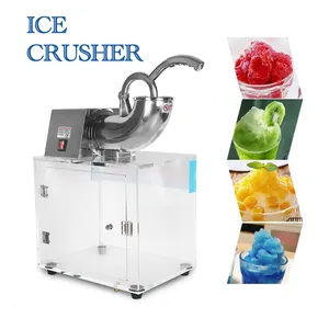 220v Snow Ice Shaver Machine Electric Commercial Stainless Steel Slushie Machine