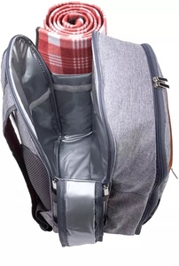 BSCI Túi Đựng Đồ Ăn Trưa Cắm Trại Ngoài Trời Giỏ Dã Ngoại PEVA Cho Trẻ Em Túi Ba Lô Dã Ngoại Giữ Nhiệt Có Ngăn Giữ Lạnh - Product Image 4