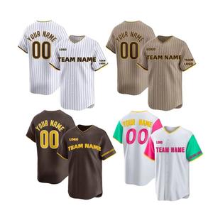 Camiseta de béisbol personalizada, conjunto de uniforme, transpirable, sublimado, cosido, número, opción de talla grande - Product Image 5