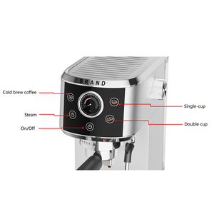 เครื่องชงกาแฟเอสเพรสโซ่ไฟฟ้ากึ่งอัตโนมัติระดับมืออาชีพสำหรับใช้ในบ้าน ร้านอาหาร คาเฟ่ และสำนักงาน - Product Image 5