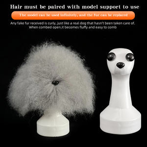 Cabeza <span class=keywords><strong>de</strong></span> Perro <span class=keywords><strong>de</strong></span> Peluche para Prácticas <span class=keywords><strong>de</strong></span> Peluquería Canina, Modelo <span class=keywords><strong>de</strong></span> Cabeza <span class=keywords><strong>de</strong></span> Perro para Prácticas <span class=keywords><strong>de</strong></span> Estilismo, Peluca para Perros, Estudio <span class=keywords><strong>de</strong></span> Peluquería Canina para Estudiantes - Product Image 4