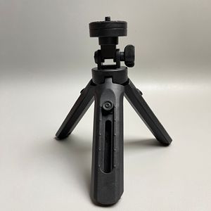 Mini Tripod For Mobile Phone And <b>Camera</b> 16Cm Black Foldable Stand With Adjustable Head For Live Streaming And Photography - Product Image 2
