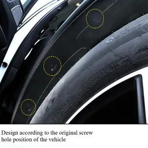 Accessoires de voiture, couvre-roues pour XC60 XC 60 2018 2019 2020 2021 2022, garde-boue extérieur, protection contre les éclaboussures - Product Image 5