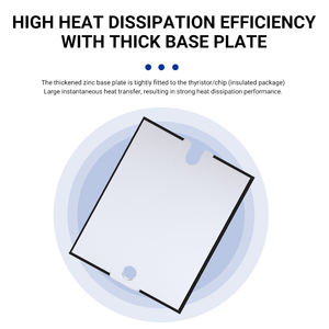 Relé de estado sólido abatible 1/2 25A 10A Monofásico 60DA 80A 100A DC Controlado AC DC-AC - Product Image 5