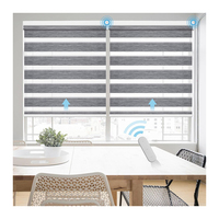 Stores zébrés électriques automatiques sur mesure, plusieurs couleurs, pour fenêtres