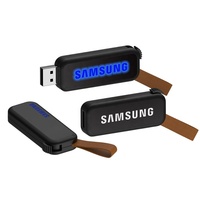 Memoria USB con Luz LED, Modelo Nuevo de Fábrica, Logotipo Personalizado, Chip USB 2.0/3.0 de Alta Calidad, Regalo Empresarial, Blanco/Rojo/Azul/Verde
