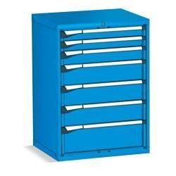 Fami Master Key Comfort Drawer Cabinet 7 Drawers 714x573x1000 Mm Anthracite Grey Ral7016 <b>Tool</b> Storage - Product Image 3