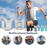 Sac de course pour téléphone, sacoche de randonnée extérieure, sacoche de cyclisme, sac banane de trekking, sac de sport léger, porte-bouteille d'eau