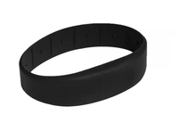 Bracelet RFID NFC personnalisable avec logo, 13,56 MHz, 1K, imprimé, programmable, en PVC, étanche, modèle Pulsera RFID Card Gym ISO