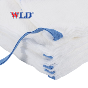 Compresses de <span class=keywords><strong>gaze</strong></span> stériles pré-lavées en coton 100% pour laparotomie, compresses abdominales pour usage clinique - Product Image 1