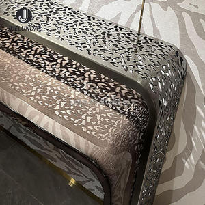 Un ensemble <span class=keywords><strong>coiffeuse</strong></span> de chambre à coucher 2024 brun gris <span class=keywords><strong>coiffeuse</strong></span> <span class=keywords><strong>tabouret</strong></span> pouf <span class=keywords><strong>coiffeuse</strong></span> en acier <span class=keywords><strong>sans</strong></span> miroir - Product Image 4