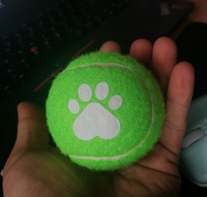ペットテニスボール犬用ペット安全犬用おもちゃトレーニングカスタムロゴ2.5インチ直径環境に優しい - Product Image 6